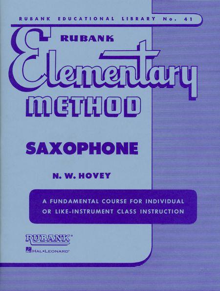 RUBANK ELEMENTARY METHOD SAXOPHONE