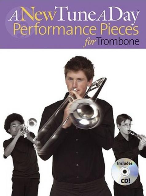 New Tune A Day Performance Pieces Trombone Book/cd