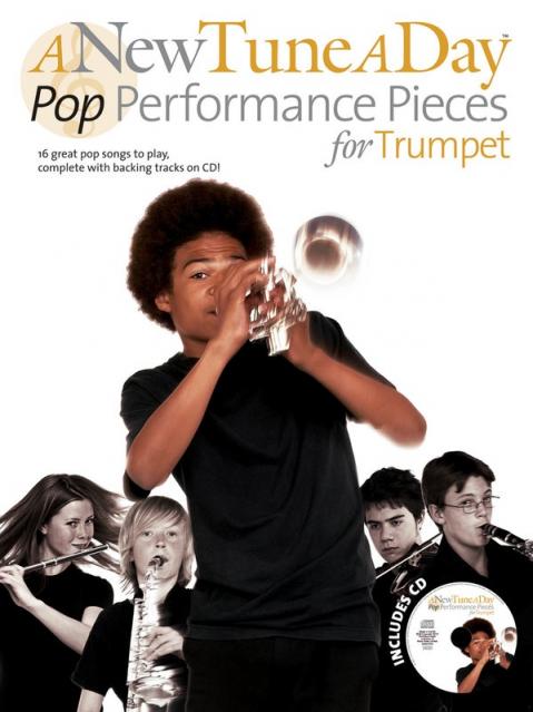 New Tune A Day Pop Pieces Trumpet Book/cd