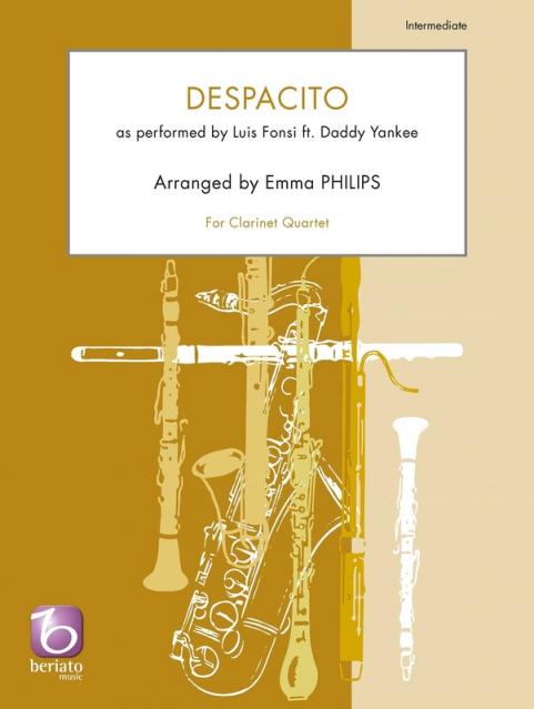 DESPACITO FOR CLARINET QUARTET SC/PTS