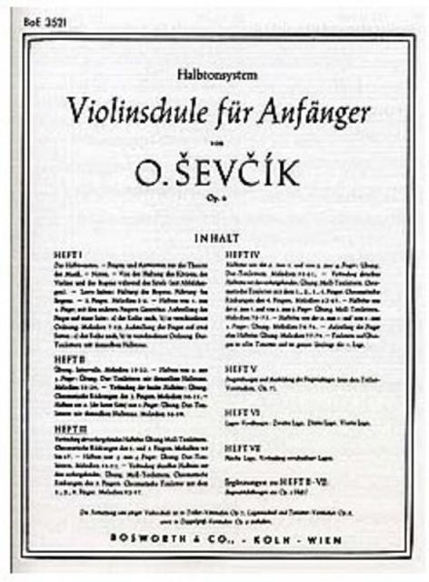 Sevcik Violin Studies Op 6 Pt.3