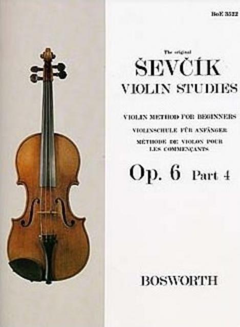 Sevcik Violin Studies Op 6 Pt.4