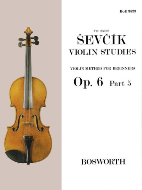 Sevcik Violin Studies Op 6 Pt.5