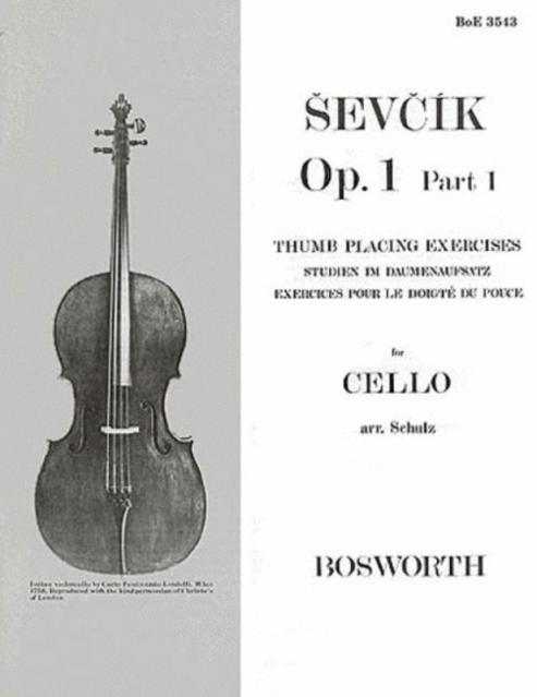 Sevcik Cello Works Op 1 Pt.1