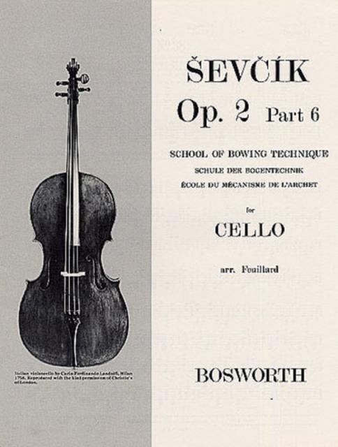 SEVCIK CELLO STUDIES OP 2 PT 6