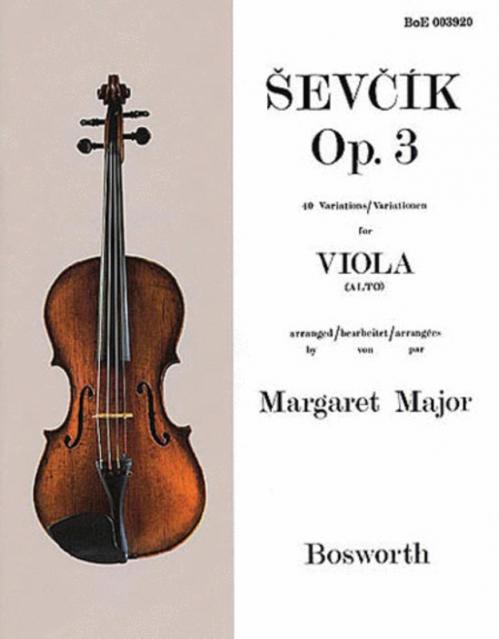 Sevcik 40 Variations Op 3 Viola