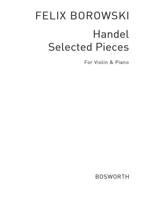 Handel Selected Pieces For Violin/viola & Piano