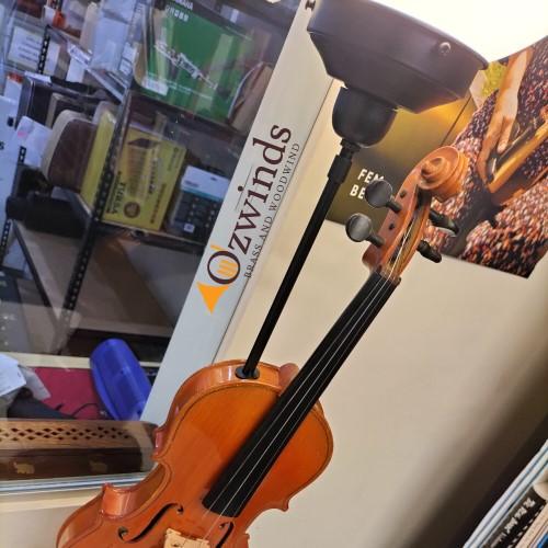 Violin Lamp - Hand Assembled in Melbourne with hardwood base