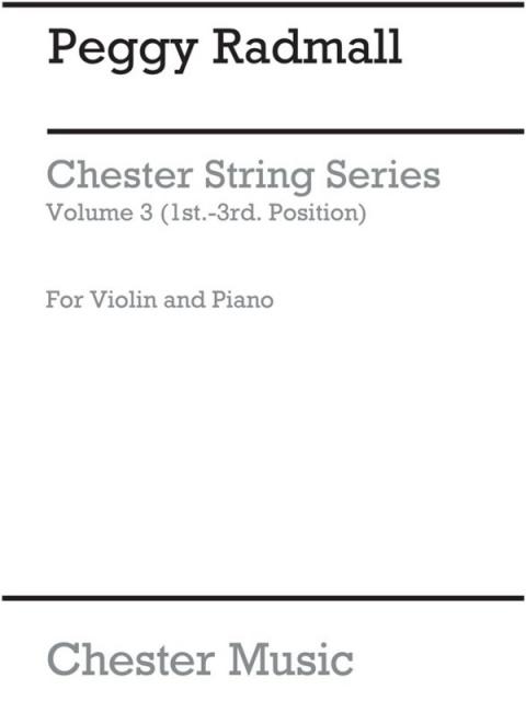 Chester String Series Violin Bk.3