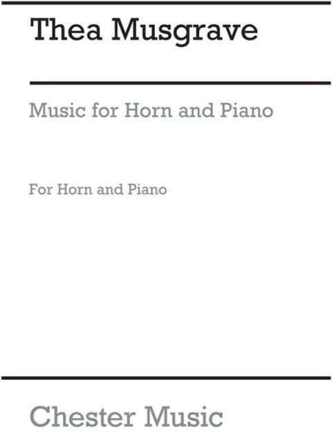 Musgrave - Music For Horn/piano (pod)