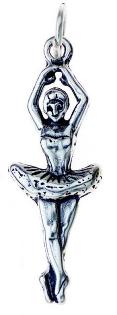 Sterling Silver Charm Ballet Dancer