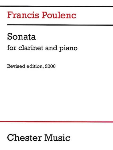 Poulenc Sonata Clarinet/piano(2006 Ed.)