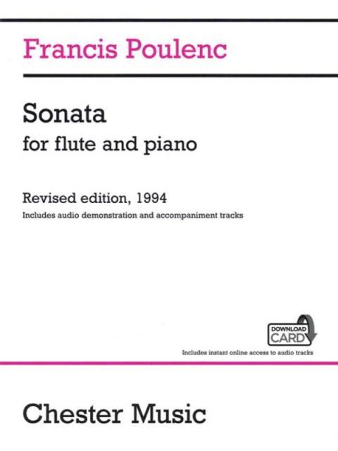 Sonata For Flute And Piano Audio Ed