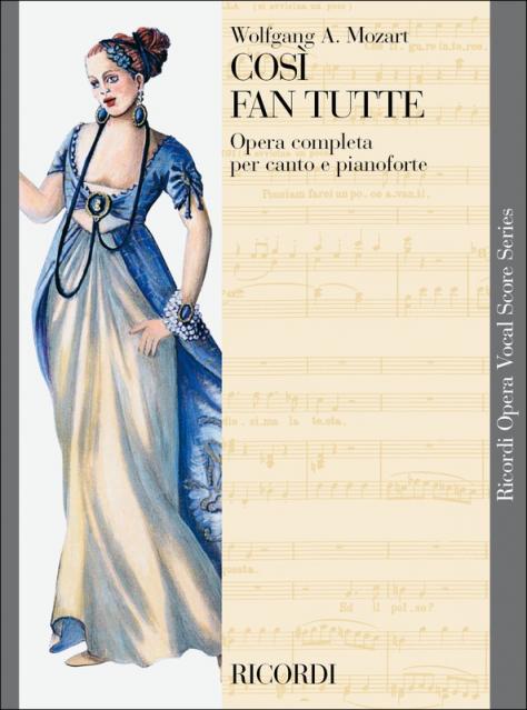 Cosi Fan Tutte K588 Vocal Score Italian Only