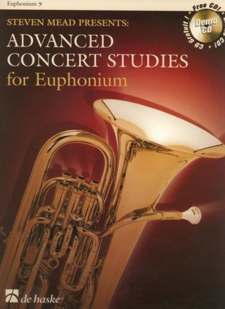 ADVANCED CONCERT STUDIES FOR EUPHONIUM BC BK/CD