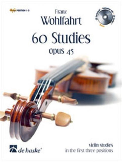 60 Studies Op 45 Violin Bk/2cds