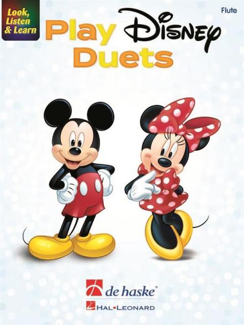 LOOK LISTEN & LEARN PLAY DISNEY DUETS FOR FLUTE