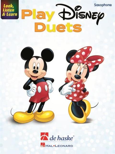 LOOK LISTEN & LEARN PLAY DISNEY DUETS FOR SAX