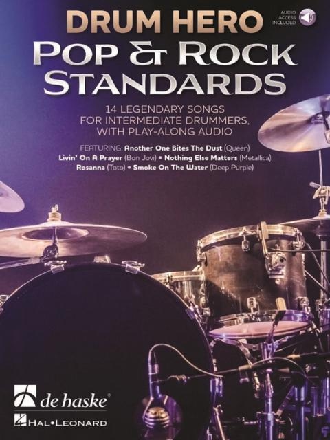 DRUM HERO POP & ROCK STANDARDS BK/OLA