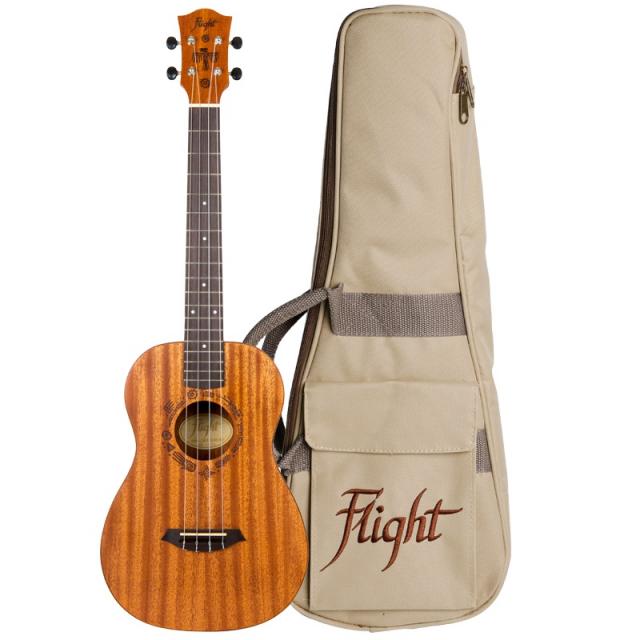 Flight DUB38 Electro-acoustic Baritone Uke W/bag