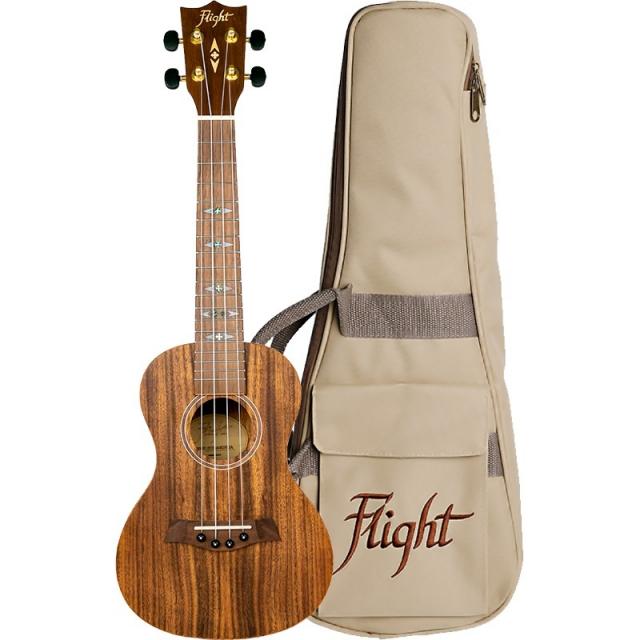 Flight Duc440 Acacia Concert Uke W/bag