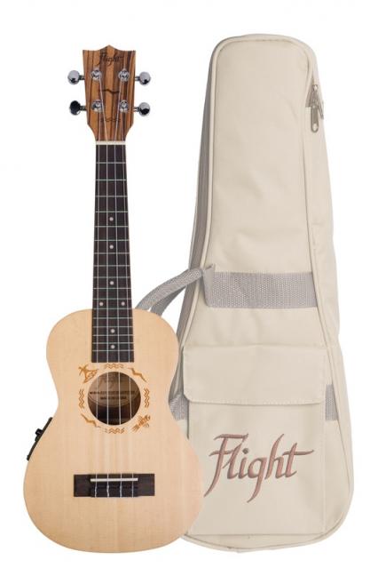 Flight DUC525ceq Sp/zeb Electro Acoustic Concert Uke