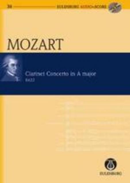 Mozart - Clarinet Concerto A K 622 Study Score Bk/cd