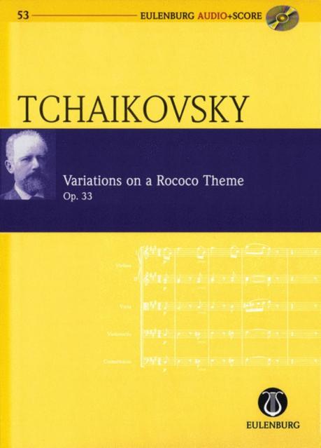 Variations On Rococo Theme Op 33 Bk/cd