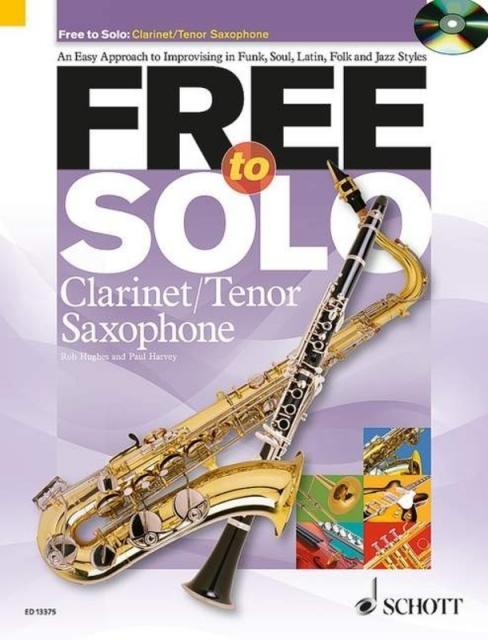 Free To Solo Clarinet/tenor Sax Bk/cd