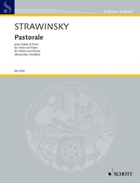 Stravinsky - Pastorale Violin/piano