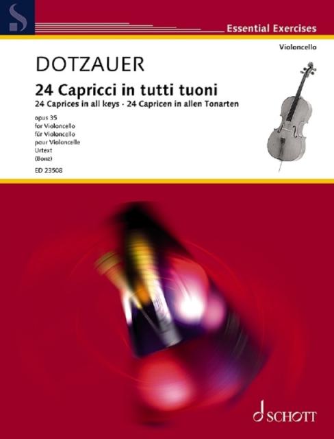 DOTZAUER - 24 CAPRICES IN ALL KEYS OP 35 FOR CELLO