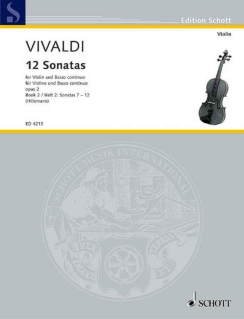 Vivaldi - 12 Sonatas Op 2 Bk 1 Nos 7-12 Violin/piano