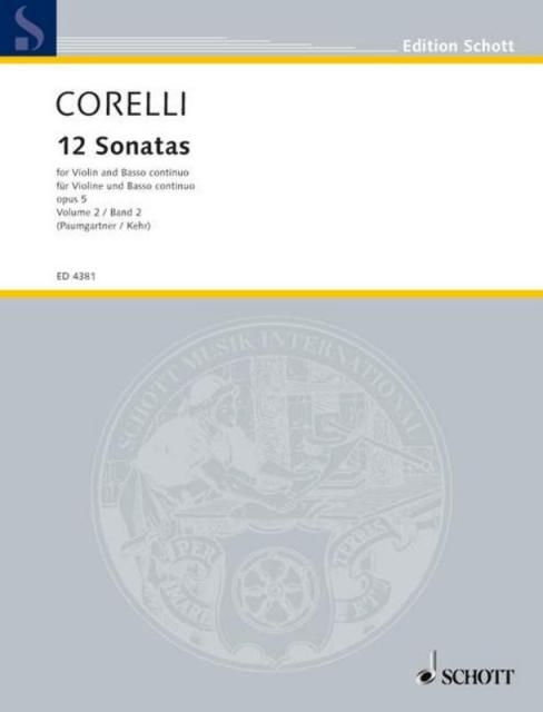 Corelli - 12 Sonatas Op 5 Bk 2 Violin/piano