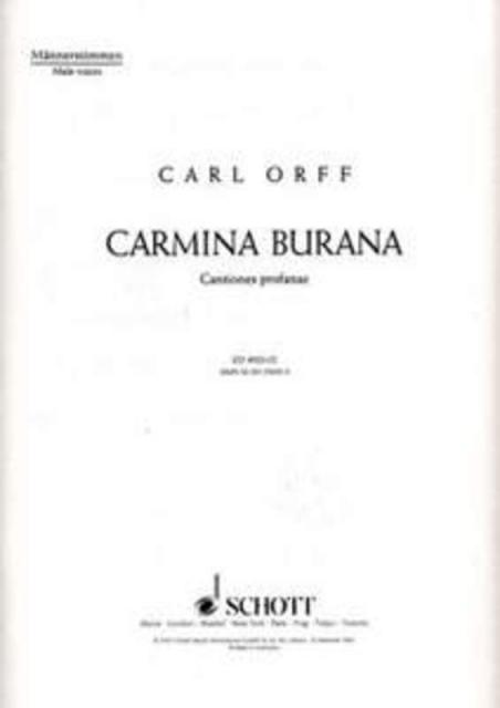 Orff - Carmina Burana Mens Chorus Tb