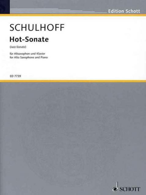 Schulhoff - Hot Sonata Alto Sax/piano