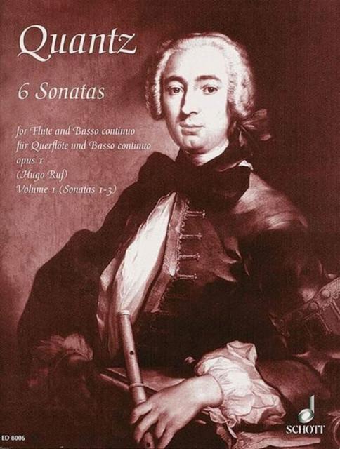 Quantz - 6 Sonatas Op 1 Vol 1 No 1-3 Flute/basso Continuo