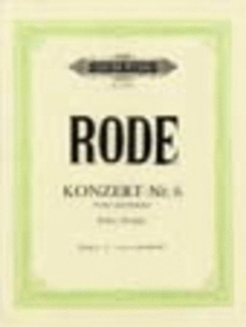 Rode - Concerto No 6 B Flat Violin/piano