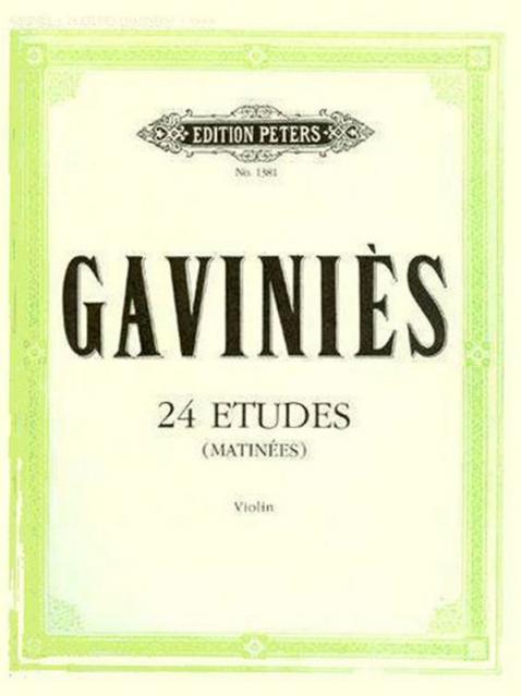 Gavinies - 24 Studies Matinees Violin Solo