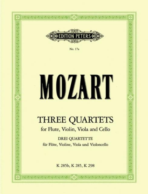 Mozart - 3 Quartets K285 K298 K285b Flute/vln/vla/vlc