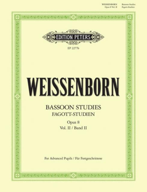 Weissenborn - Studies Op 8 Vol 2 Bassoon Advanced