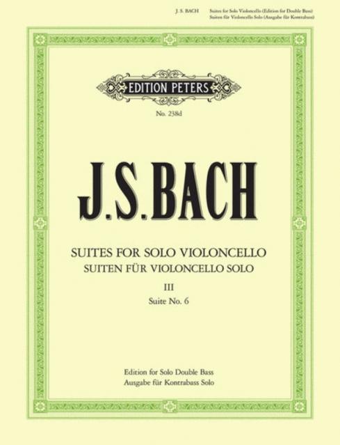 Bach - Cello Suite No 3 Arr For Double Bass