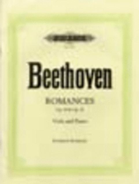 Beethoven - 2 Romances Op 40 G Op 50 F Arr Viola/piano