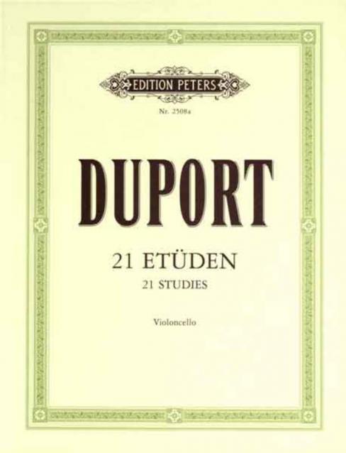 Duport - 21 Studies For Cello