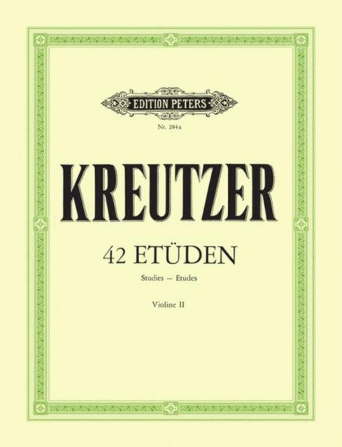 Kreutzer - 42 Studies 2nd Violin Part