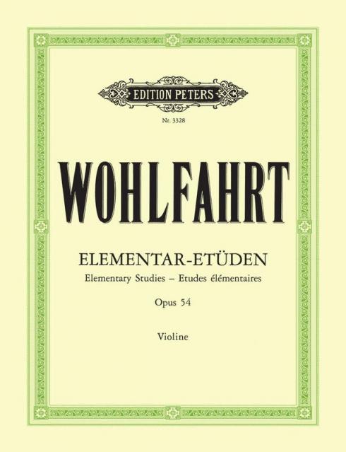 Wohlfahrt - 40 Elementary Studies Op 54 Violin