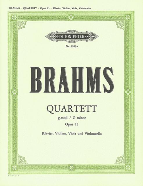 Brahms - Piano Quartet No 1 Op 25 G Min Pno/vln/vla/vc