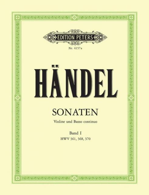 Handel - Sonatas Vol 1 Violin/piano