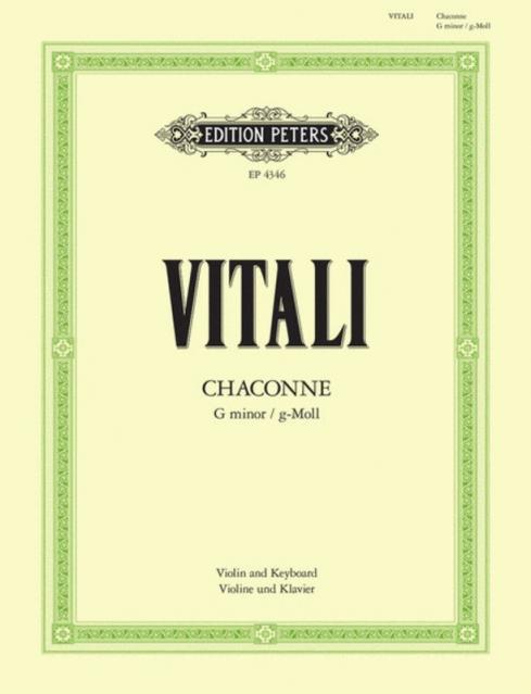 Vitali - Chaconne G Min Violin/piano