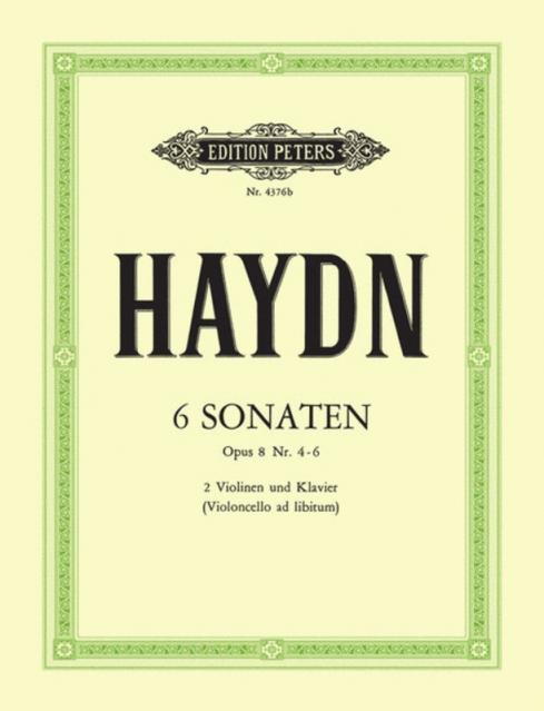 Haydn - 6 Trio Sonatas Op 8 Vol 2 2 Violins/piano