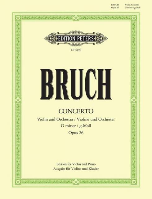 Bruch - Concerto No 1 G Min Op 26 Violin/piano